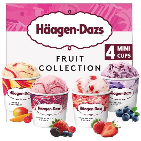 Haagen Dazs Mini Pot De Cr Me Glac E Fruit Collection Obsessions