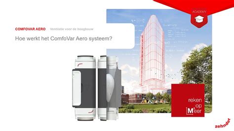 Zehnder ComfoVar Aero dé ventilatieoplossing voor hoogbouw Zehnder