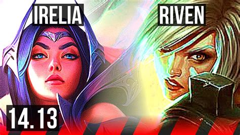 IRELIA Vs RIVEN TOP 7 Solo Kills 600 Games Dominating BR