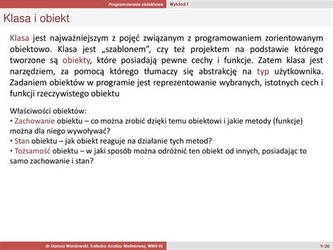 Programowanie Obiektowe Ppt Pobierz