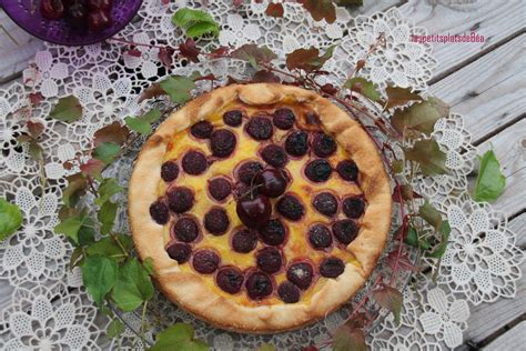 Flan pâtissier aux cerises Les petits plats de Béa