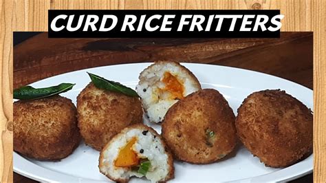 Curd Rice Fritters Cook With Comali Kani Recipe Uma Kitchen Youtube