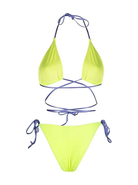 Noire Swimwear Tanning Wraparound Bikini Farfetch