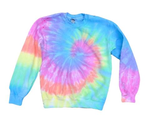 Tie Dye Sweatshirt Pastel Tie Dye Sweatshirt T Ideas Etsy