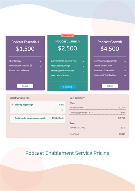 Tiered Pricing Examples Templates Fresh Proposals