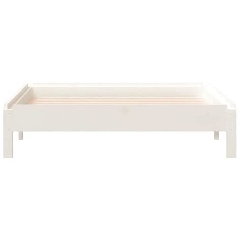 YID Lit Empilable Blanc 90x190 Cm Bois De Pin Massif TMI7734919346364