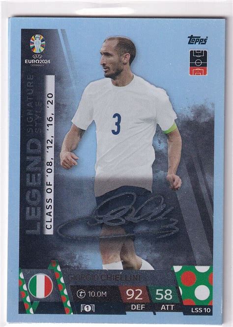 Topps Euro 2024 Match Attax Karte Legend Signature Style LSS 10 Giorgo