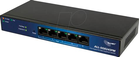 ALLNET ALLSG8245 Switch 5 Port Gigabit Ethernet PoE At Reichelt