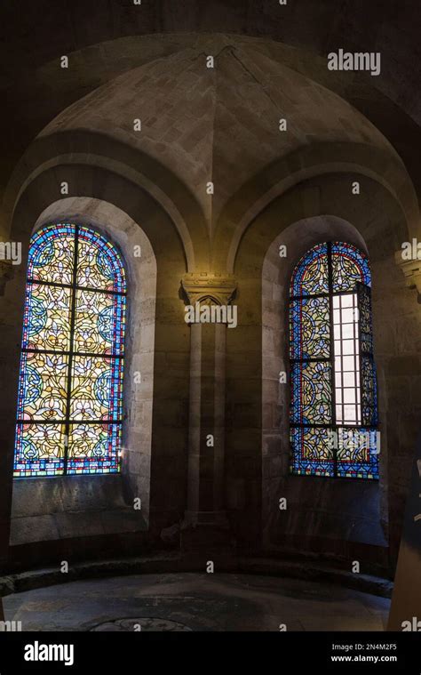 The Crypt From Th Century In The Basilica Of Saint Denis Paris