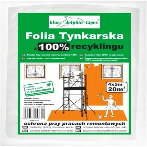 Folia Tynkarska Eco 4 M X 5 M Blue Dolphin FTR 57617 Cena Opinie