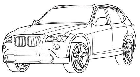 Desenhos De Bmw Para Colorir Imprima Gratuitamente