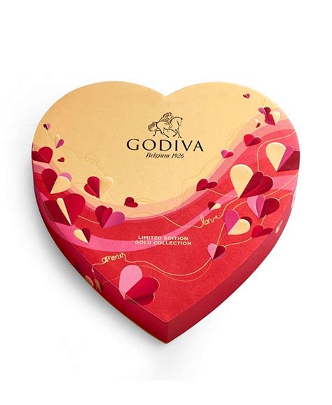 Godiva Valentine S Day Heart Assorted Chocolate T Box 14 Pieces And Reviews Food And Gourmet