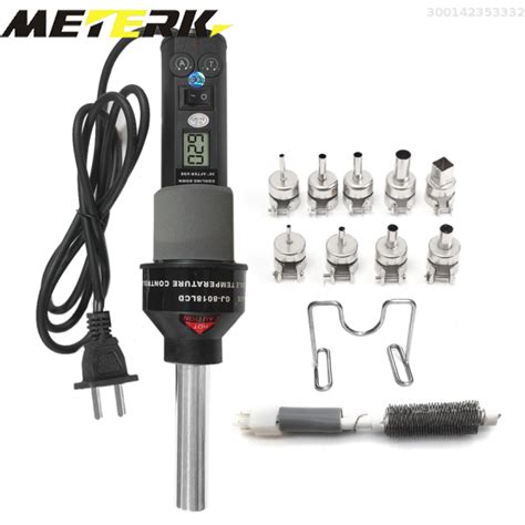 Meterk W Portable Temperature Controlled Soldering Heat Air Machine Hot Air Rework