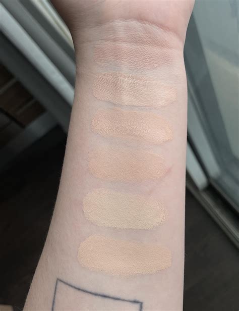 Foundation + concealer swatches on fair/cool toned skin : r/PaleMUA