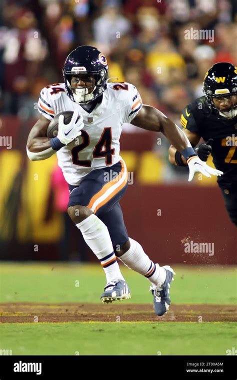 Chicago Bears Running Back Khalil Herbert 24 Runs During An Nfl