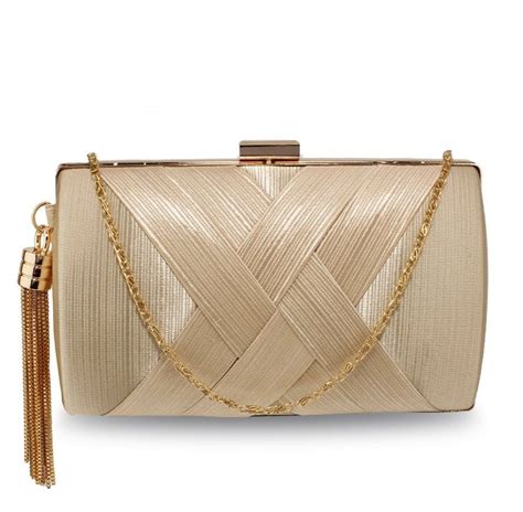 Torebka Wizytowa Szkatu Ka Satynowa Be Owa Nude Cielisty Sklep Internetowy Evangarda Pl
