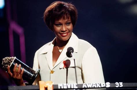 Whitney Houston At The 1993 Mtv Movie Awards