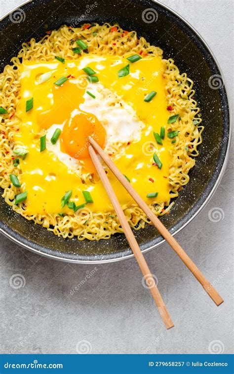 Kujirai Ramen Shin Ramyeon Or Ramyun With Egg Melted Cheese And