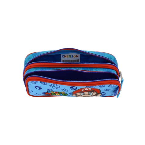 Mb Lapicera Chenson Mario Bros Con Print En Bolsillo Frontal