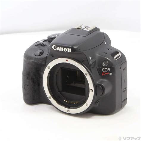 中古EOS Kiss X7 ボディ ブラック 2133046394951 リコレ ビックカメラグループ ソフマップの中古通販サイト