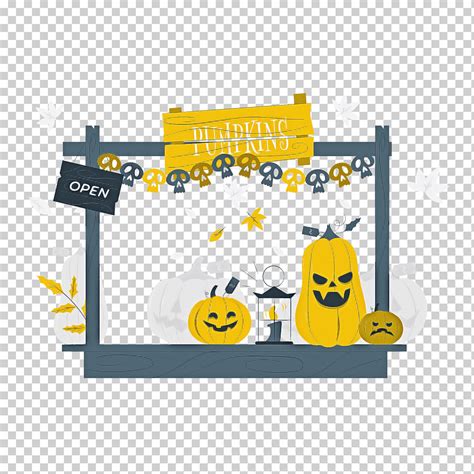 Halloween Halloween Comillas Logotipo Dibujos Animados Texto