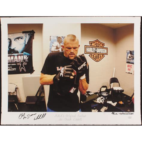 Chuck Iceman Liddell Signed Mmas Original Outlaw X Le Ufc Fine