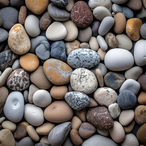 Premium AI Image | Pebbles Texture