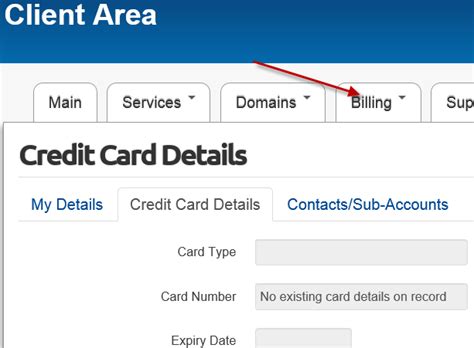 How Do I Update My Credit Card Information Ez Web Hosting Inc Official Site