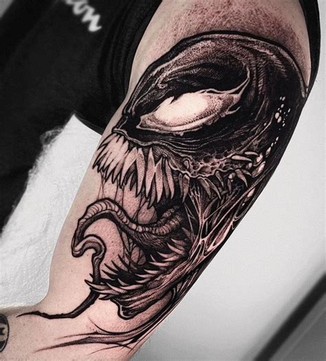 VENOM Tattoo - Venom Tattoos - Spiderman Tattoo | Bheppo | Venom tattoo ...