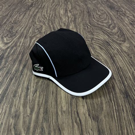 Bone Lacoste Preto - Boné Lacoste Sport 2023 RK1076 Preto com Azul - Top Store