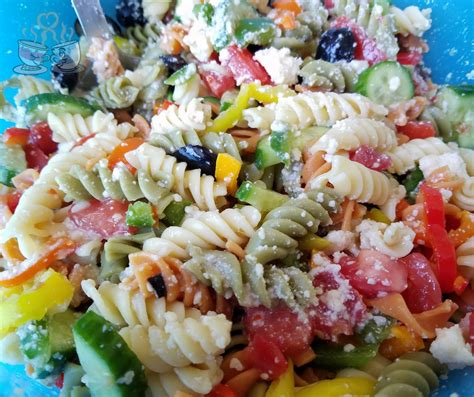 Greek Pasta Salad Weight Watchers Friendly You Brew My Tea