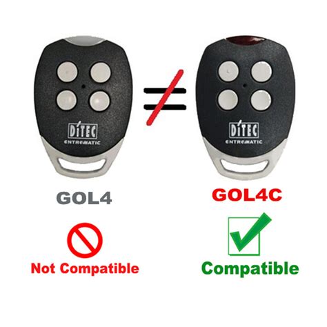 Pcs Ditec Gol C Bixls Remote Control Clone Mhz Fixed Code