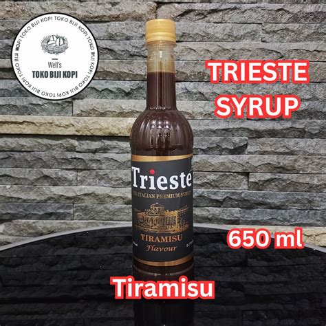 Jual Trieste Syrup Flavoured Sirup Rasa 650 Ml Shopee Indonesia