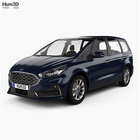 Ford Galaxy 2022 3D model - Download Van on 3DModels.org