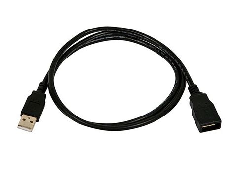 Monoprice Usb 20 Extension Cable 3 Feet Black Type A Male To Usb