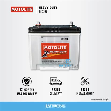 55d23l Century Motolite Heavy Duty Wet Car Battery Bateri Kereta For