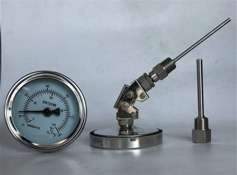 100mm Stainless Steel Temperature Pressure Gauge With The Thermowell