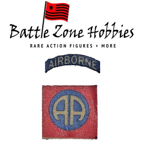 DID 1/6 SCALE WWII AMERICAN 82nd AIRBORNE INSIGNIA, FOR 12″ FIGURES FROM EDWARD STINER 82nd ...