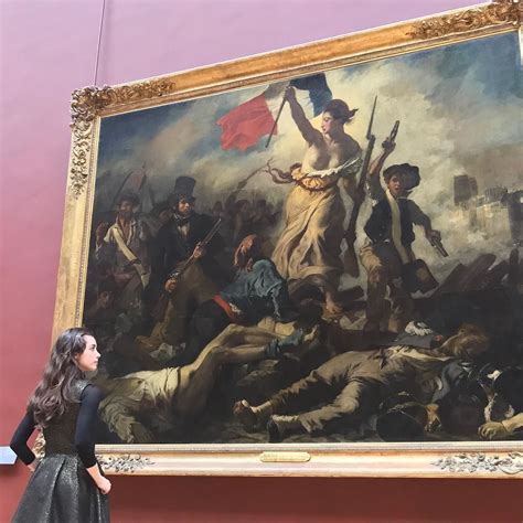 Le 28 Juliet La Liberté Guidant Le Peuple Eugène Delacroix Louvre