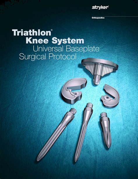 Pdf Triathlon Knee System Universal Baseplate Surgical Protocol