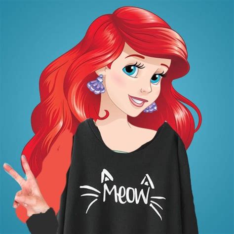 Ariel Modern Style Moderndisney Disney Princess Tattoo Disney