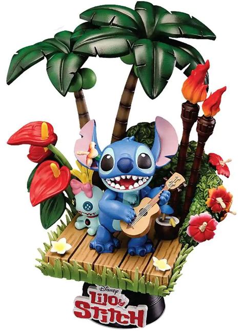 Disney Lilo Stitch D Select Stitch Exclusive 6 Diorama Statue DS 004