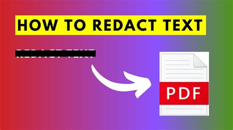 How To Redact Text From A Pdf Using Adobe Acrobat Pro Dc Youtube