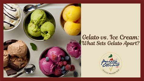 Gelato vs. Ice Cream: What Sets Gelato Apart? - Amato Gelato