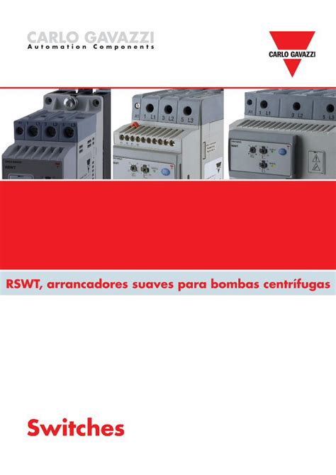 PDF RSWT arrancadores suaves para bombas centrífugas golpe de