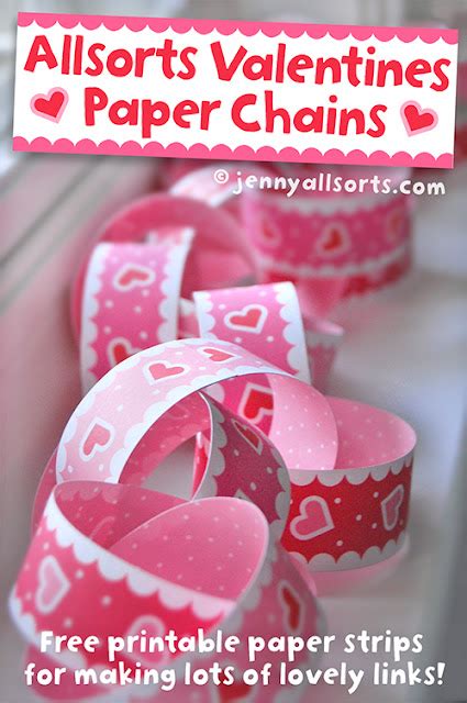 Be Different Act Normal Printable Valentine Paper Chain