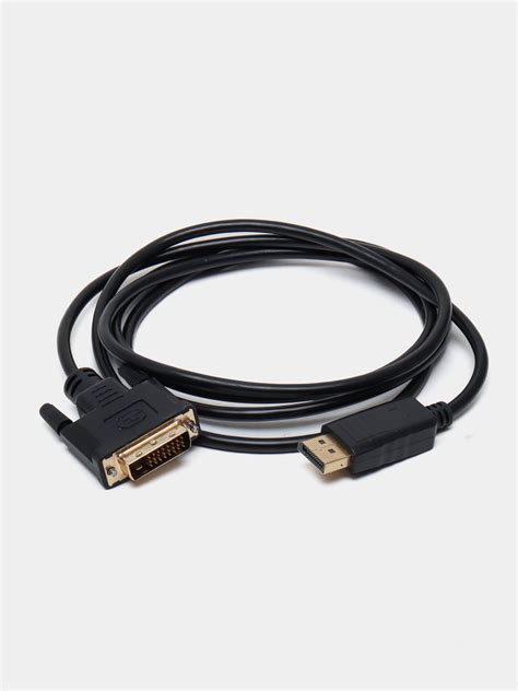 Кабель переходник Display Port на DVI, 1.8 м купить по низким ценам в ...
