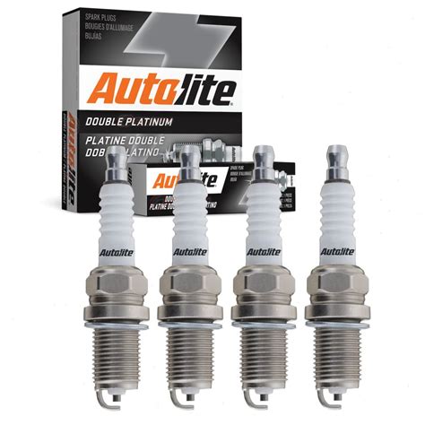 4 Pc Autolite APP3923 Double Platinum Spark Plugs For 2215 3113 344 41