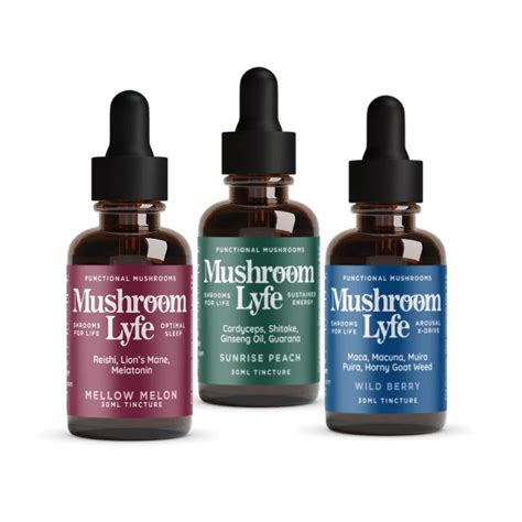 Mushroom Lyfe Tincture Bundle Smilyn Wellness