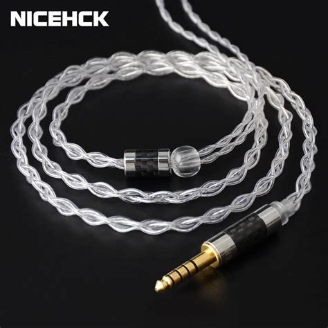 NICEHCK Cable De Plata Pura Para Auriculares LitzPS 4N Cable